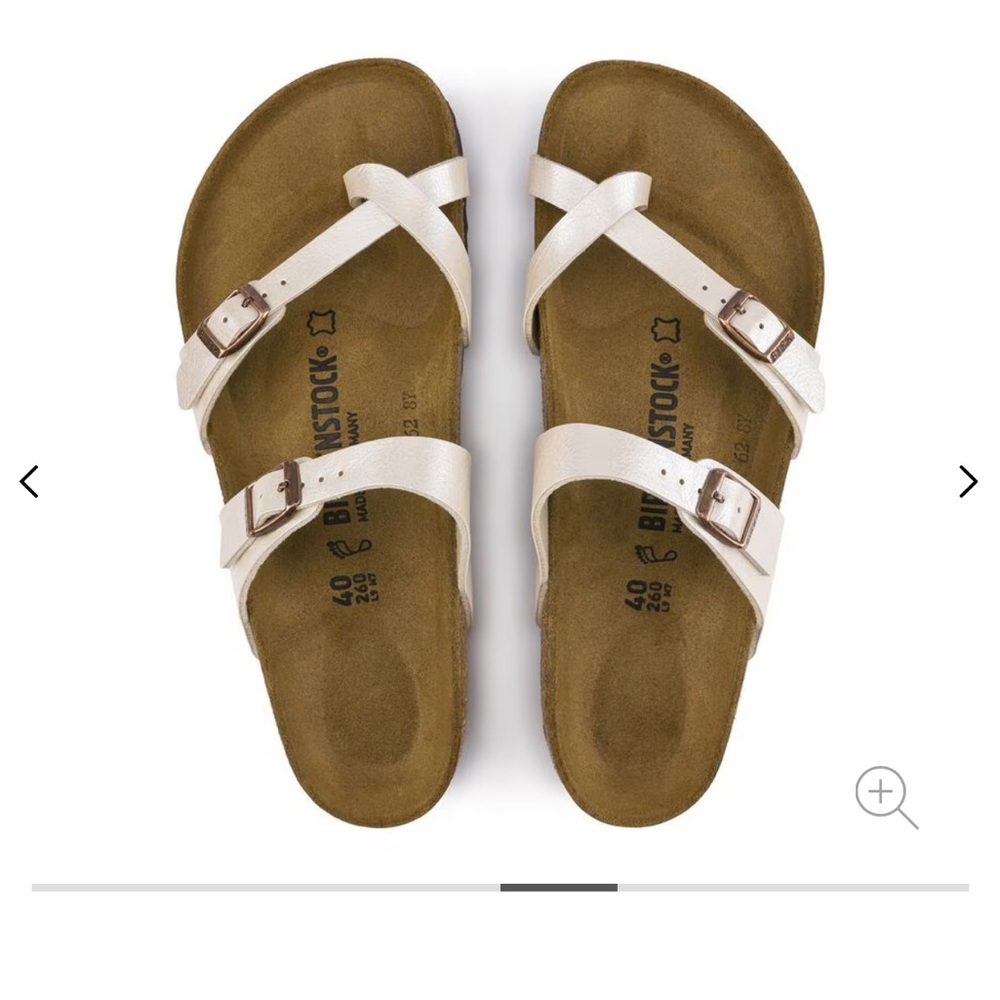 Birkenstock Mayari Pearl White Sandals